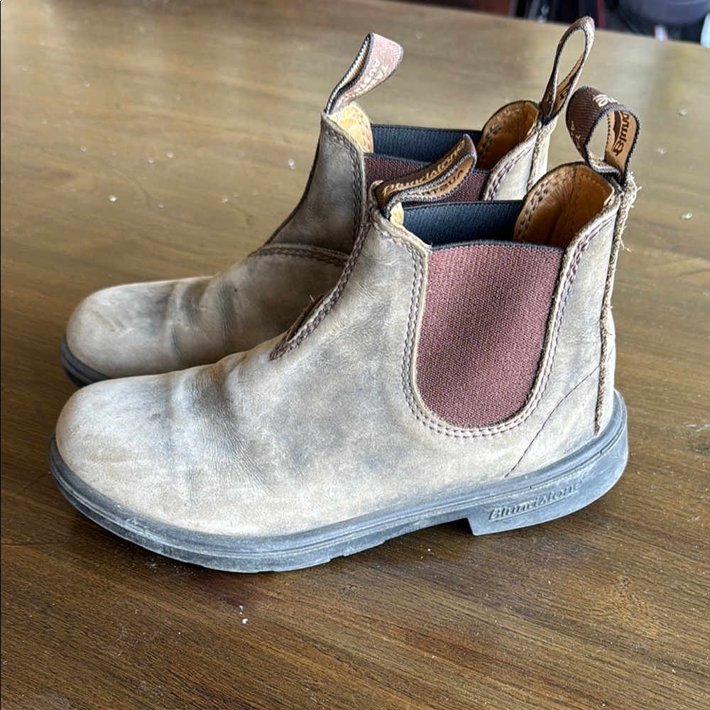 Blundstone Kids Brown Leather Boots